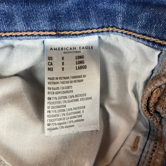 American Eagle Jeans Women's High Rise Jegging Next Level Stretch Size 8 Long - Picture 15 of 16